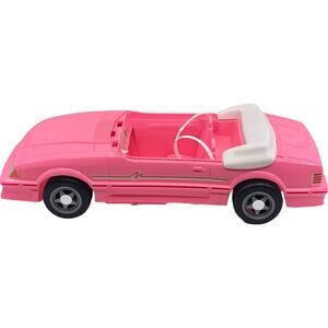 Mattel Barbie 1993 Ford Mustang Convertible Pink Toy Car 65032